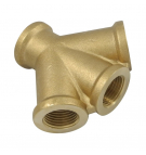 Manifold, 3 way, brass, G 1/2 IG
