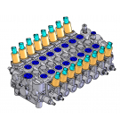 Rodzielacz DNC100 PWM 12VDC 8 sekcji