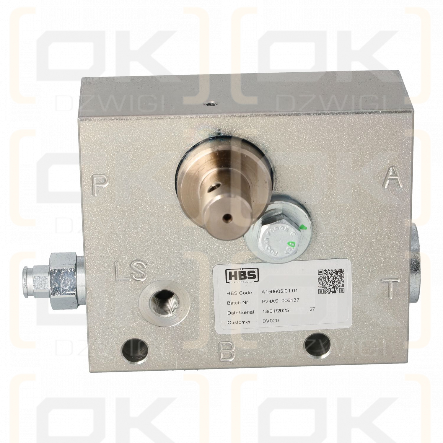 Fassi changeover valve