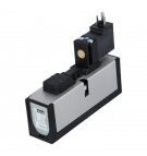 Válvula solenoide Parker ISO 01 - 5/2 de retorno diferencial de solenoide simple de 24 V CC