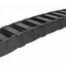 Cable guide series E4.32 (Crossbars on each link, removable along both radii)