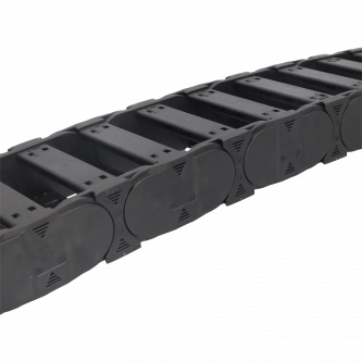 Cable guide series E4.32 (Crossbars on each link, removable along both radii)