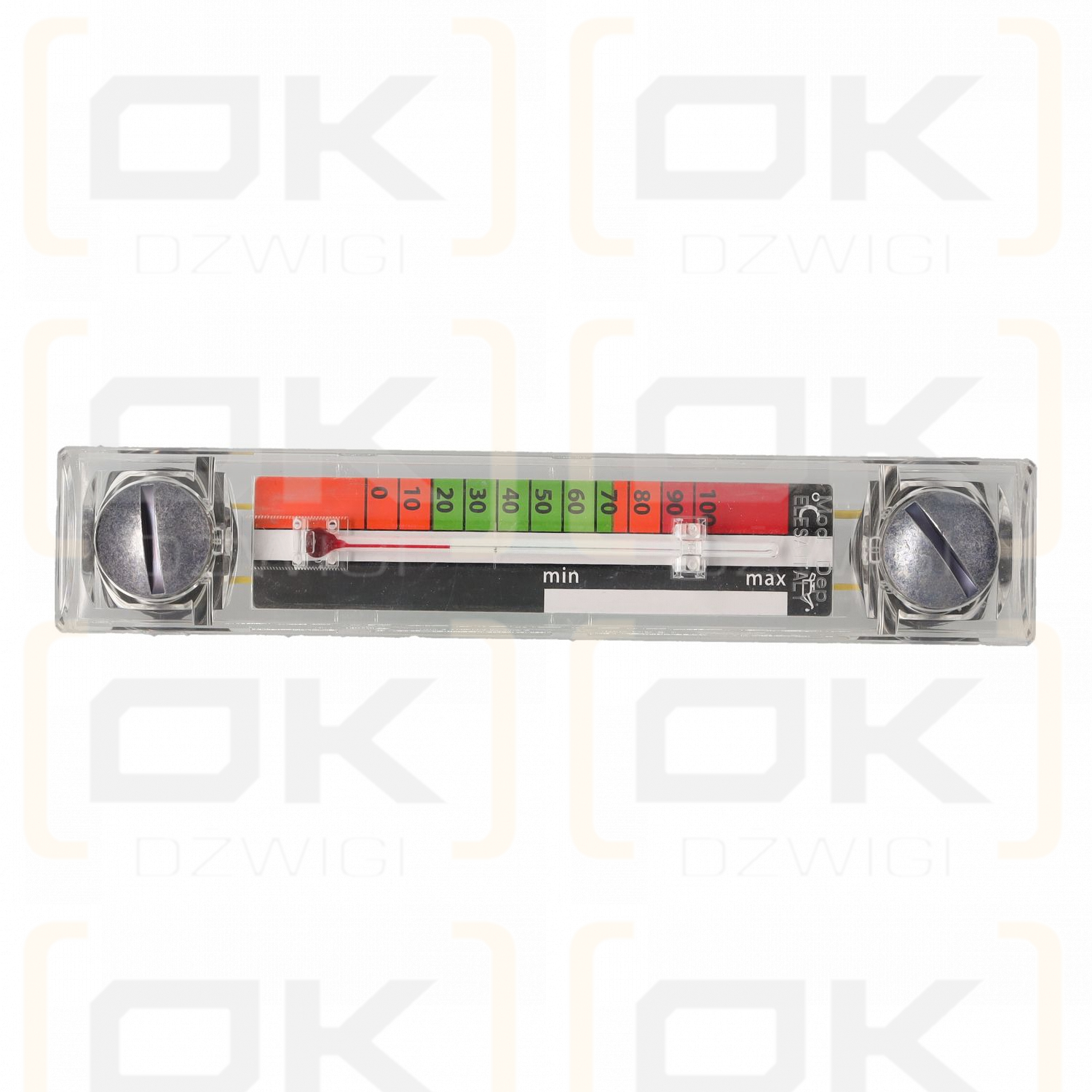 M12 oil level indicator with built-in thermometer