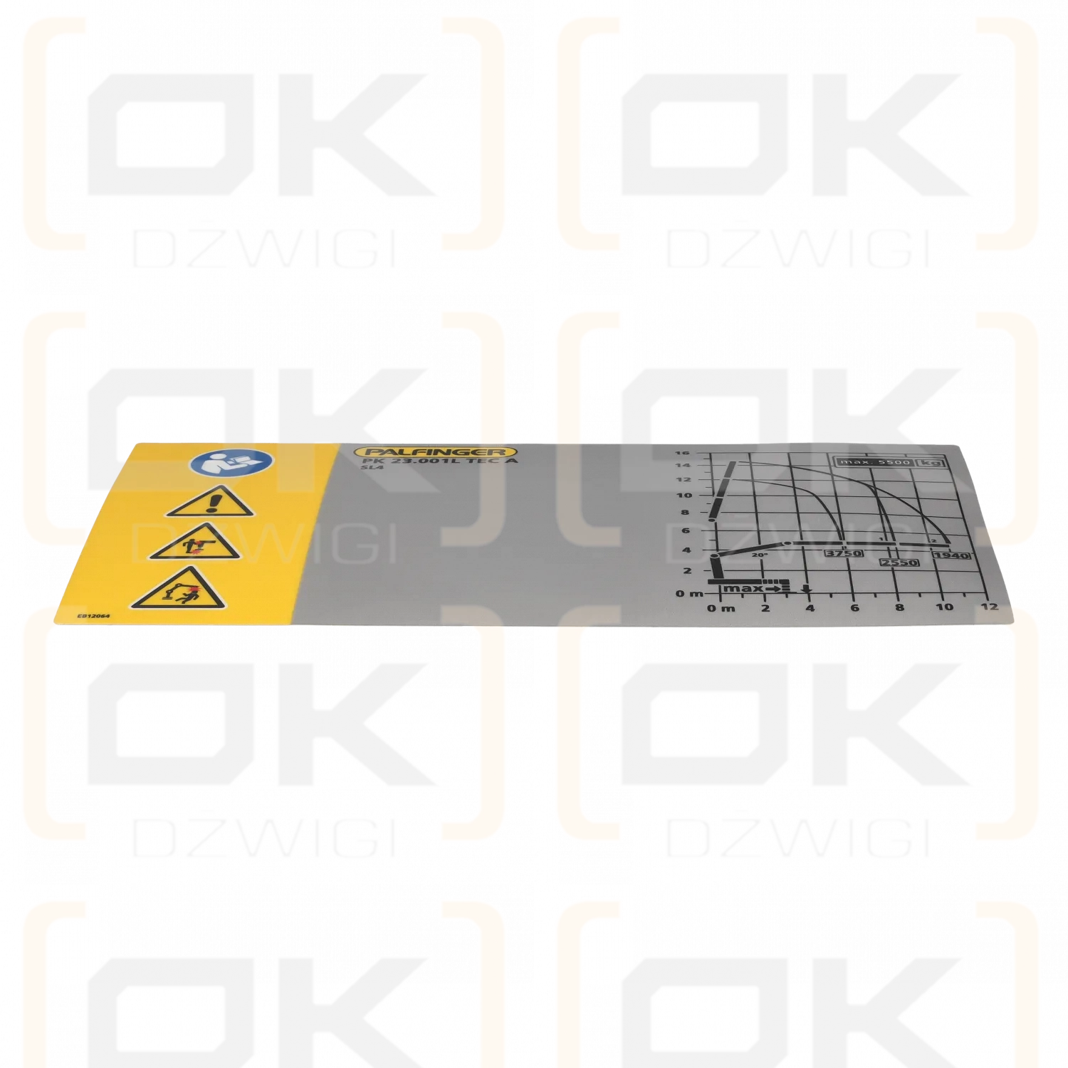 Diagrama de capacidad de carga PK 23.001L TEC 3 A