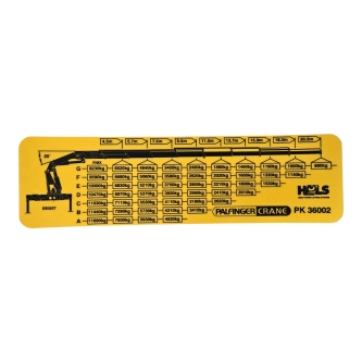 Pegatina Palfinger PK36002A-G