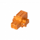 Enchufe naranja Paltronic de 2 pines (atornillable) BL3.5