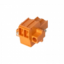 Enchufe naranja Paltronic de 2 pines (atornillable) BL3.5