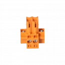 Enchufe naranja Paltronic de 2 pines (atornillable) BL3.5