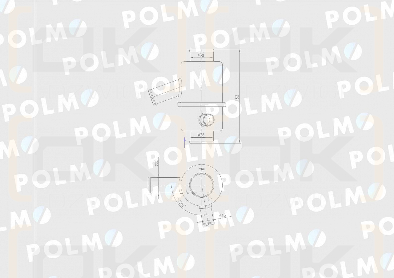 Termostat F28120005020 Renault Fendt POLMO