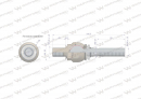 Przegub kierowniczy 245,5mm- M30x1,5; M28x1,5 F816300100060 WARYŃSKI