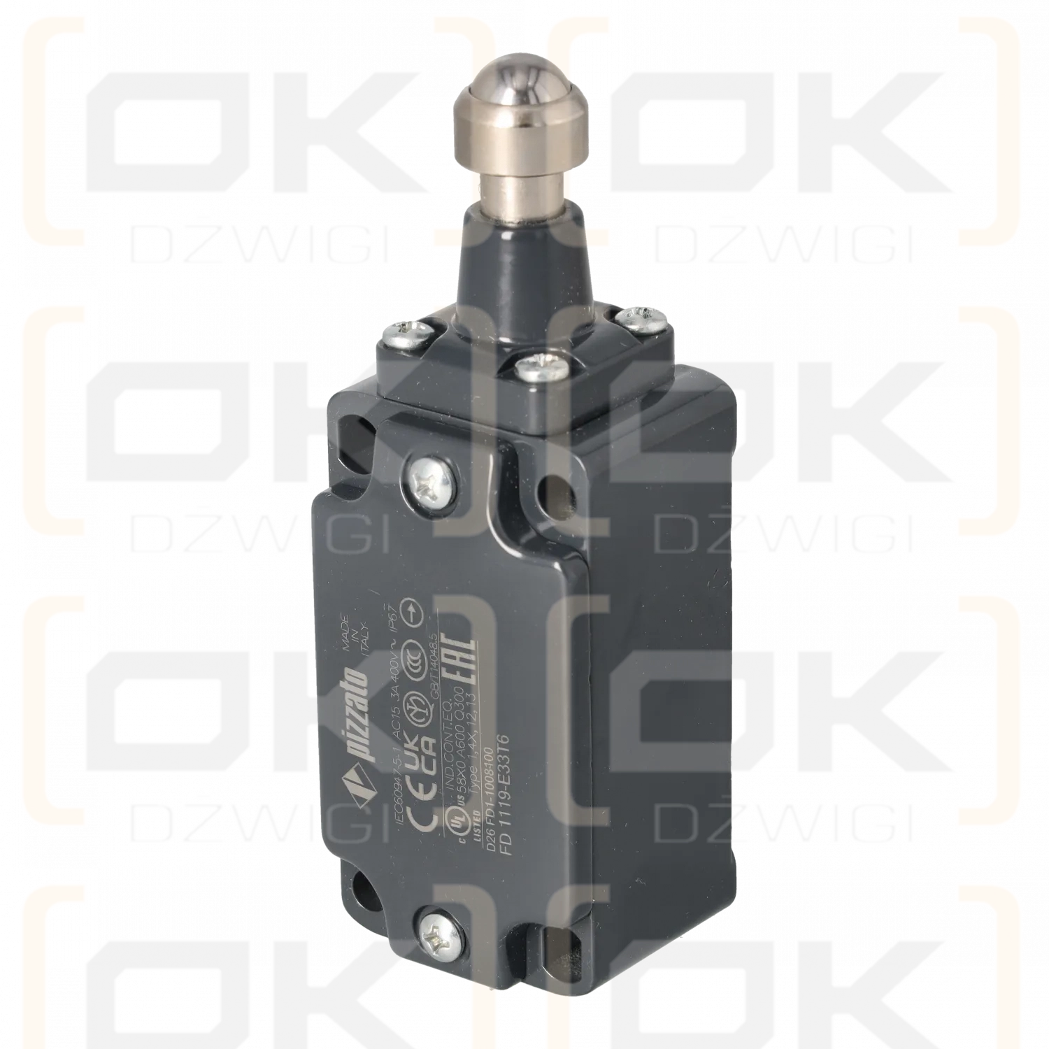 Wyłącznik krańcowy 2xNC  PIZZATO seria FD SQ59682
