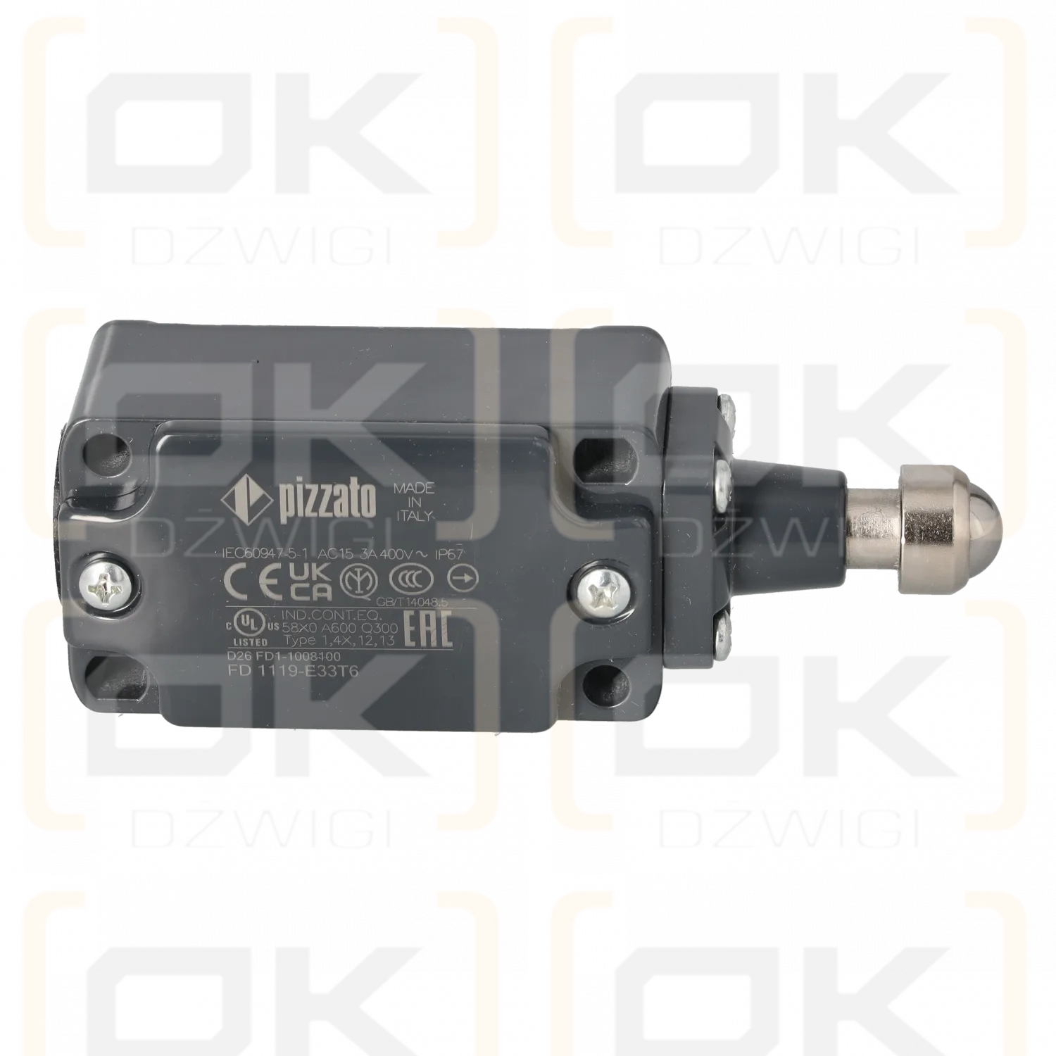 Wyłącznik krańcowy 2xNC  PIZZATO seria FD SQ59682