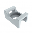 Uchwyt do opaski; poliamid; naturalny; W:5mm; W:9,7mm; H:6,6mm