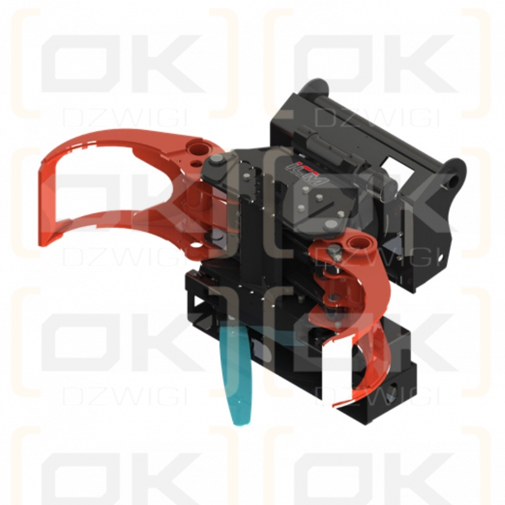 Захват для валки деревьев для телескопического погрузчика - диаметр реза 500 мм