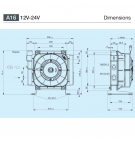 Chłodnica oleju Bondioli&Pavesi A16 1EAP 12V