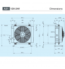 Chłodnica oleju Bondioli&Pavesi A31 1EAP 12V