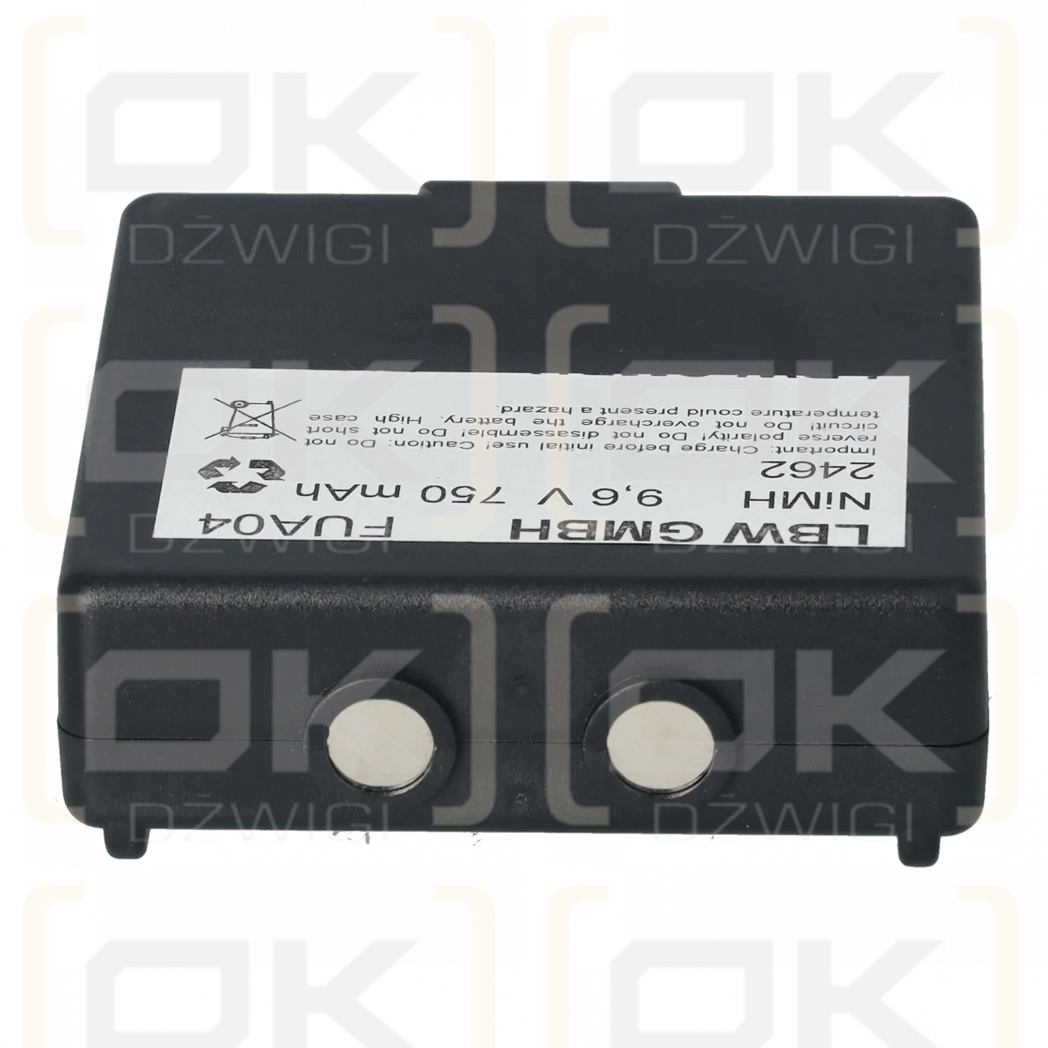 Hetronic Nova Ergo 9.6VDC 750mAh battery