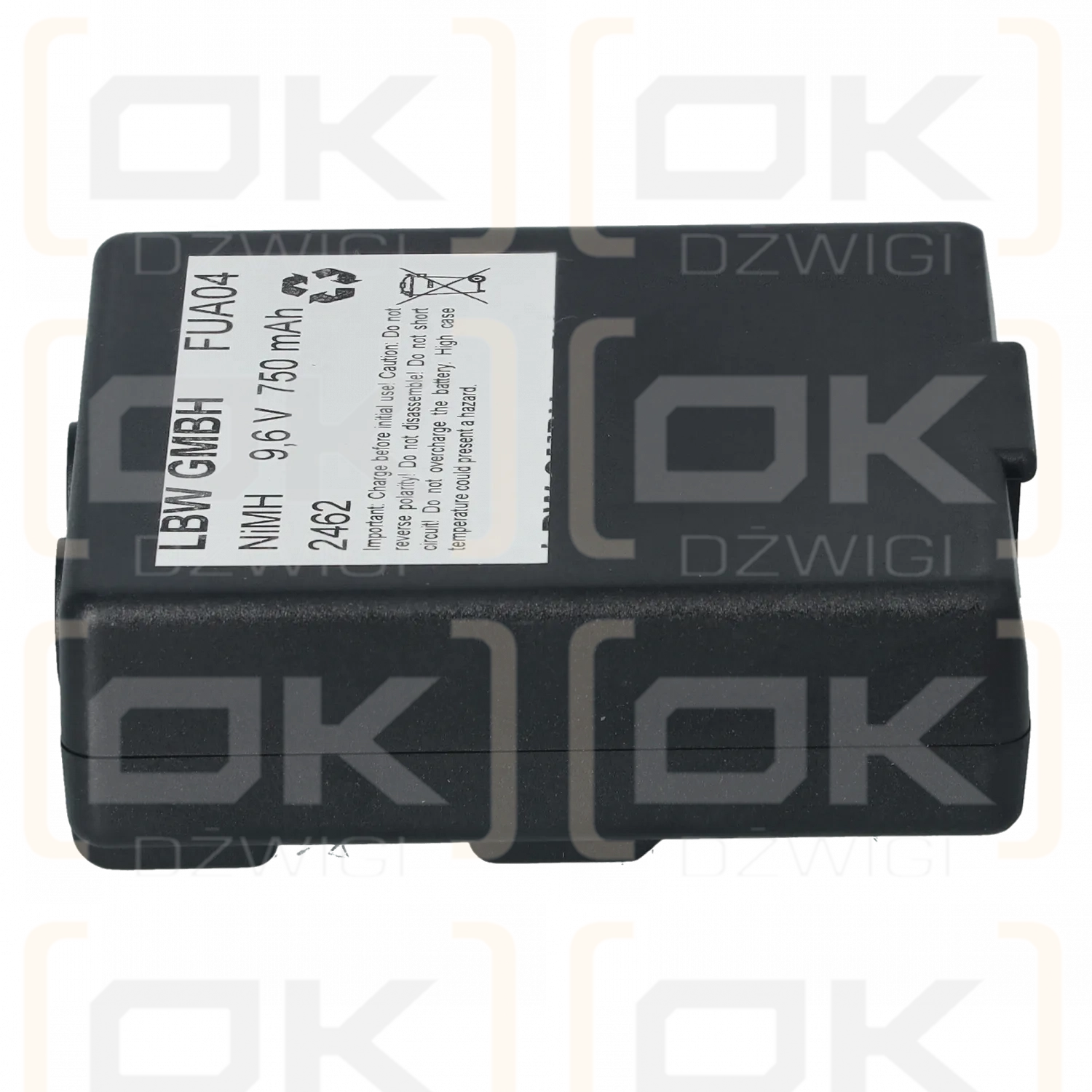 Hetronic Nova Ergo 9.6VDC 750mAh battery