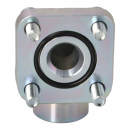Elbow connection 90 degrees 3/4"-55 square set