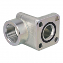 Elbow connection 90 degrees 1"-55 square set