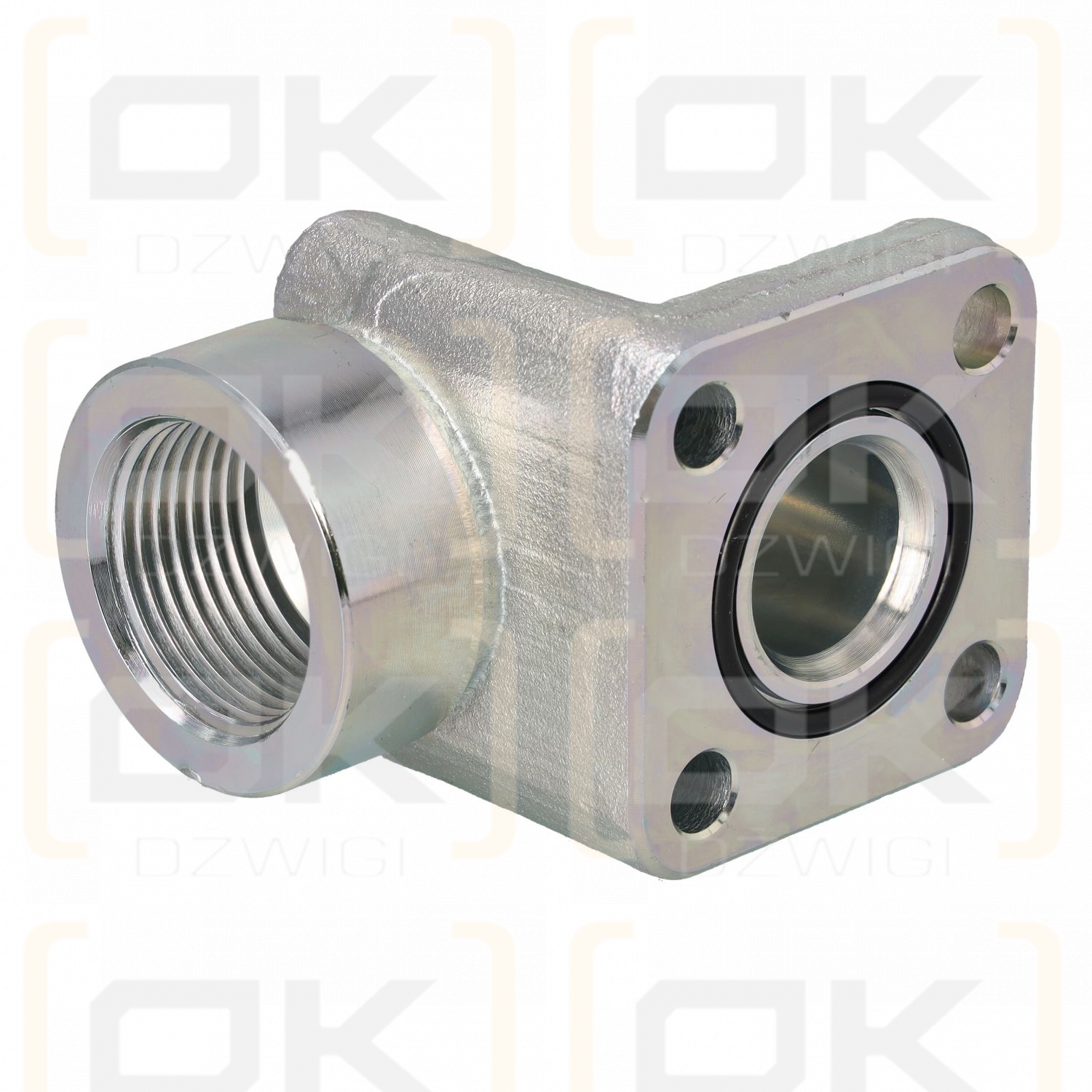 Elbow connection 90 degrees 1"-55 square set