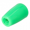 Gałka z gwintem zielona M8 fi26mm dł42mm