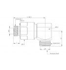 Swivel Krüger M33x2.0 M36x2.0 - 25S