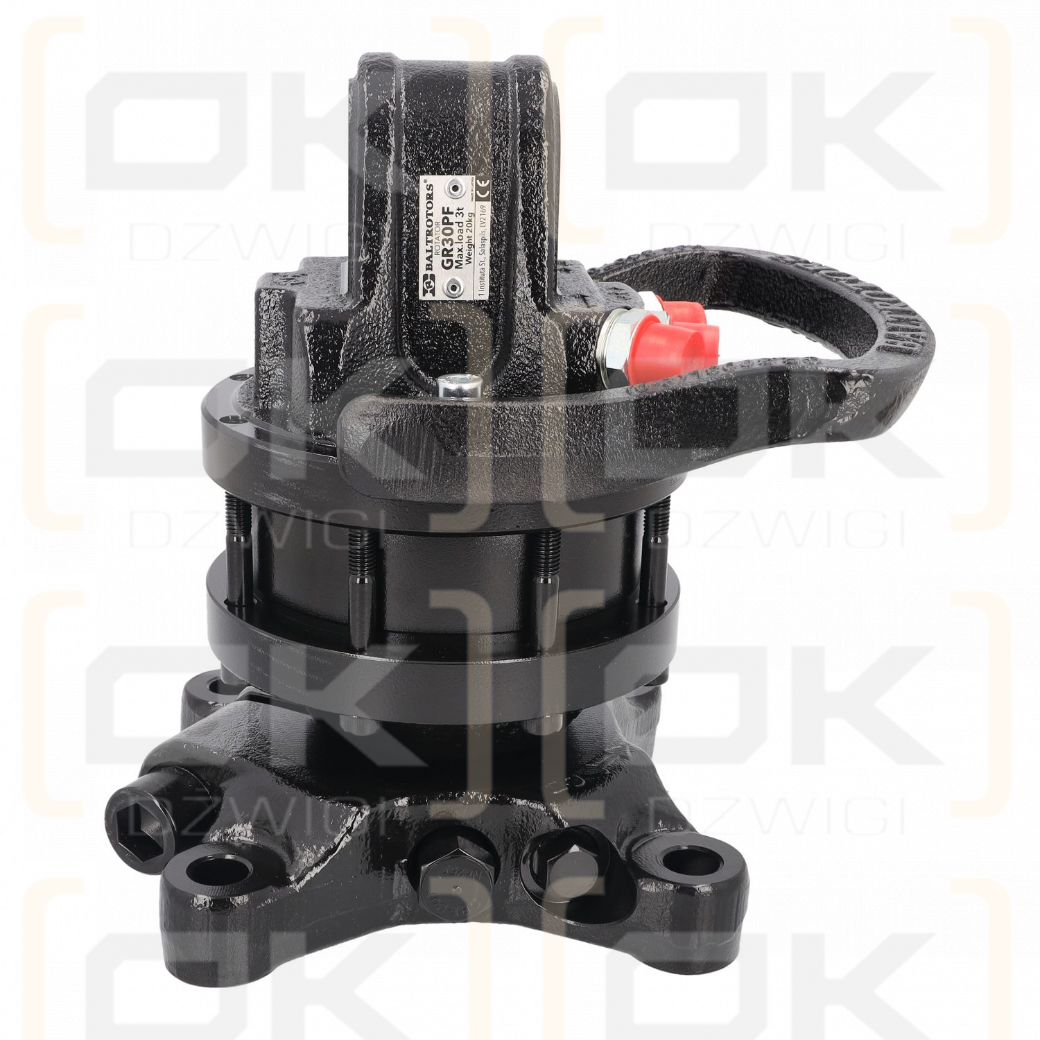 Baltrotors 3t hydraulic rotator with 140x140mm, 4x17mm flange