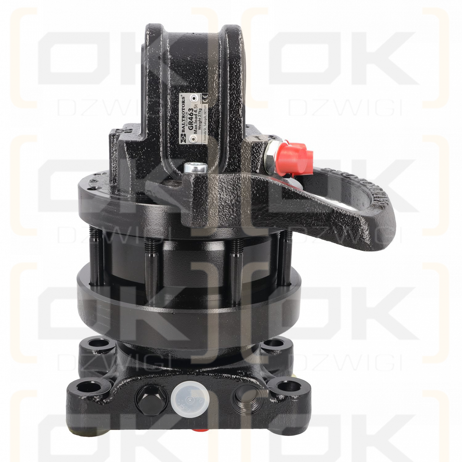 Rotator hydrauliczny Baltrotors 4t; z flanszą 173mm (60°), 4x17mm