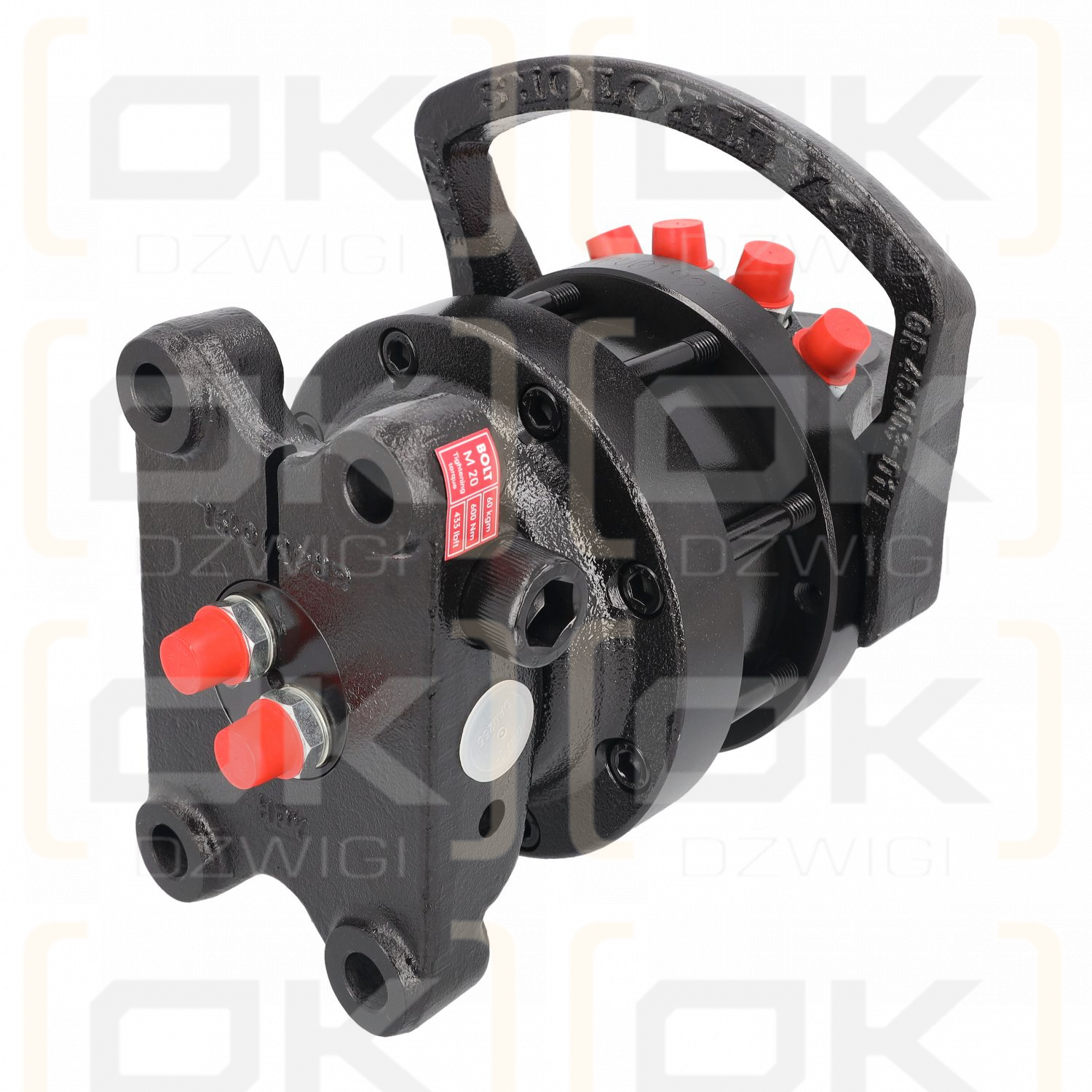 Rotator hydrauliczny Baltrotors 4t; z flanszą 173mm (60°), 4x17mm