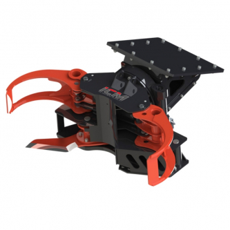 ICM tree felling grapple with movable blade - cutting diameter 384mm