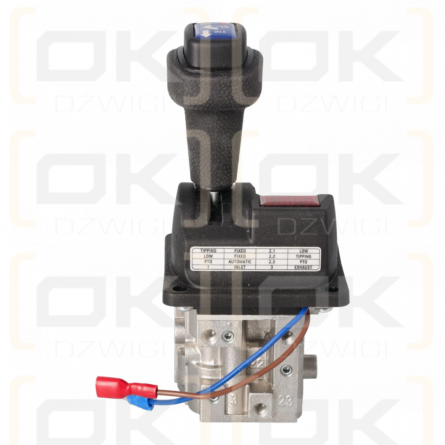 Pneumatic joystick 2-position G1/8'' 10bar, bottom connections