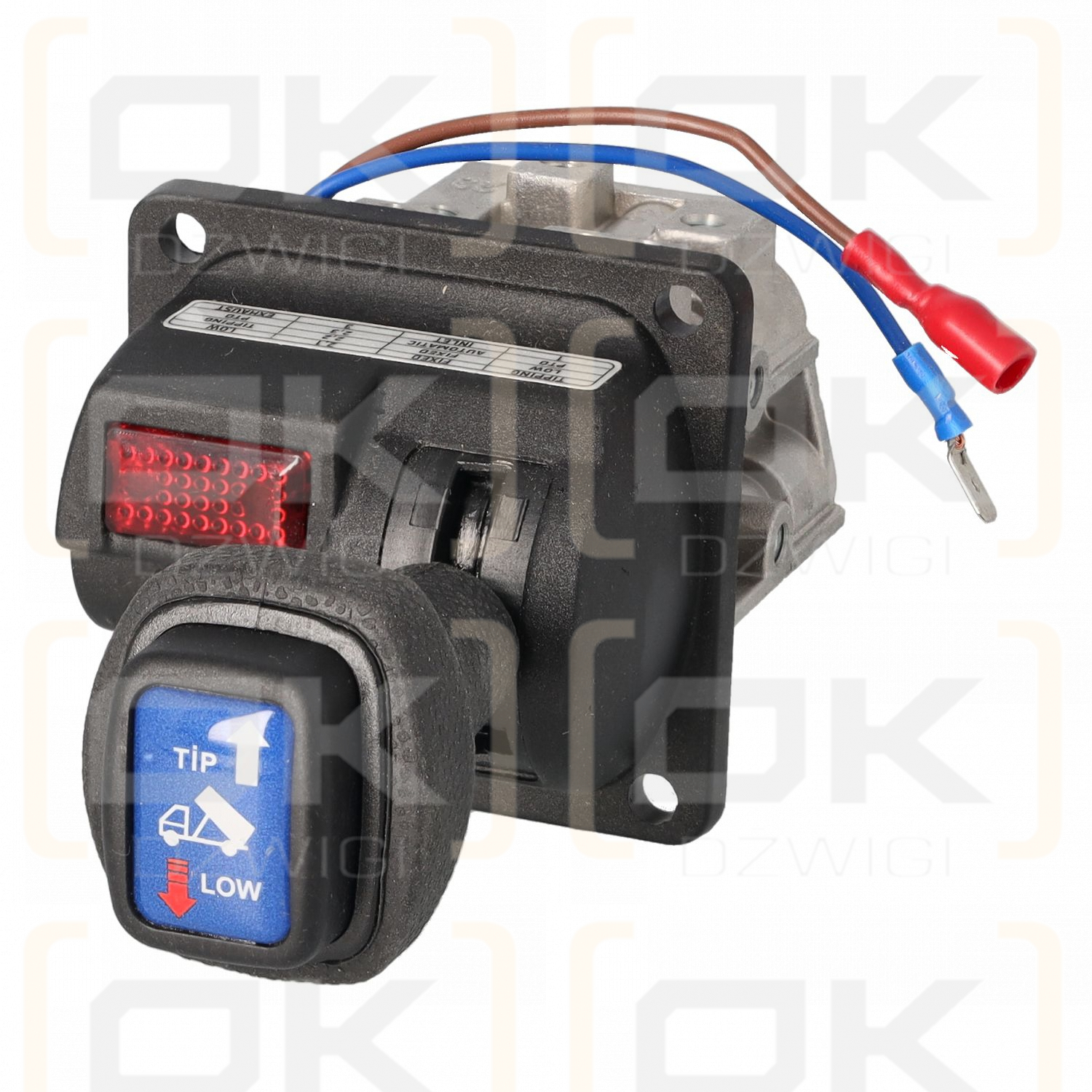 Pneumatic joystick 2-position G1/8'' 10bar, bottom connections