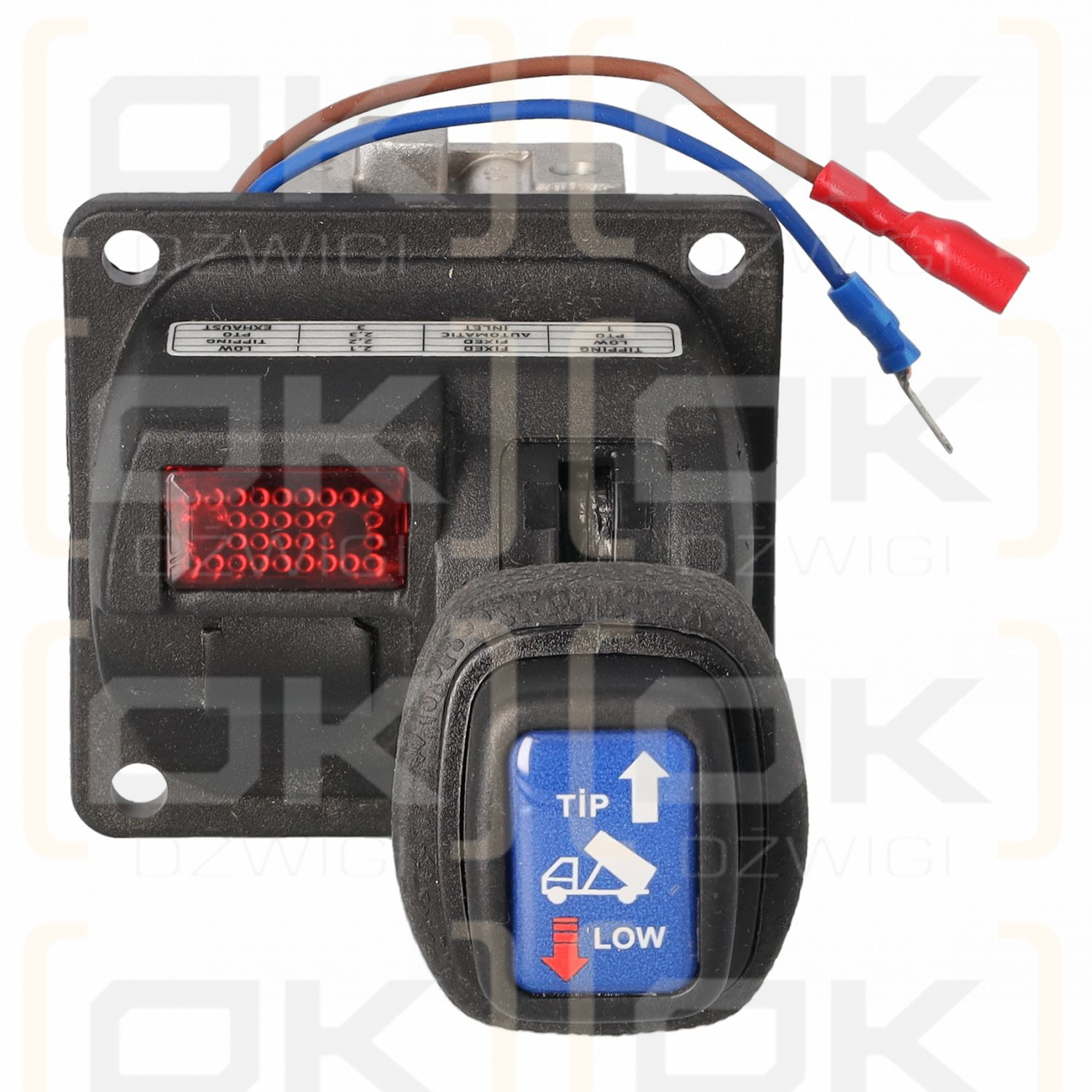 Pneumatic joystick 2-position G1/8'' 10bar, bottom connections