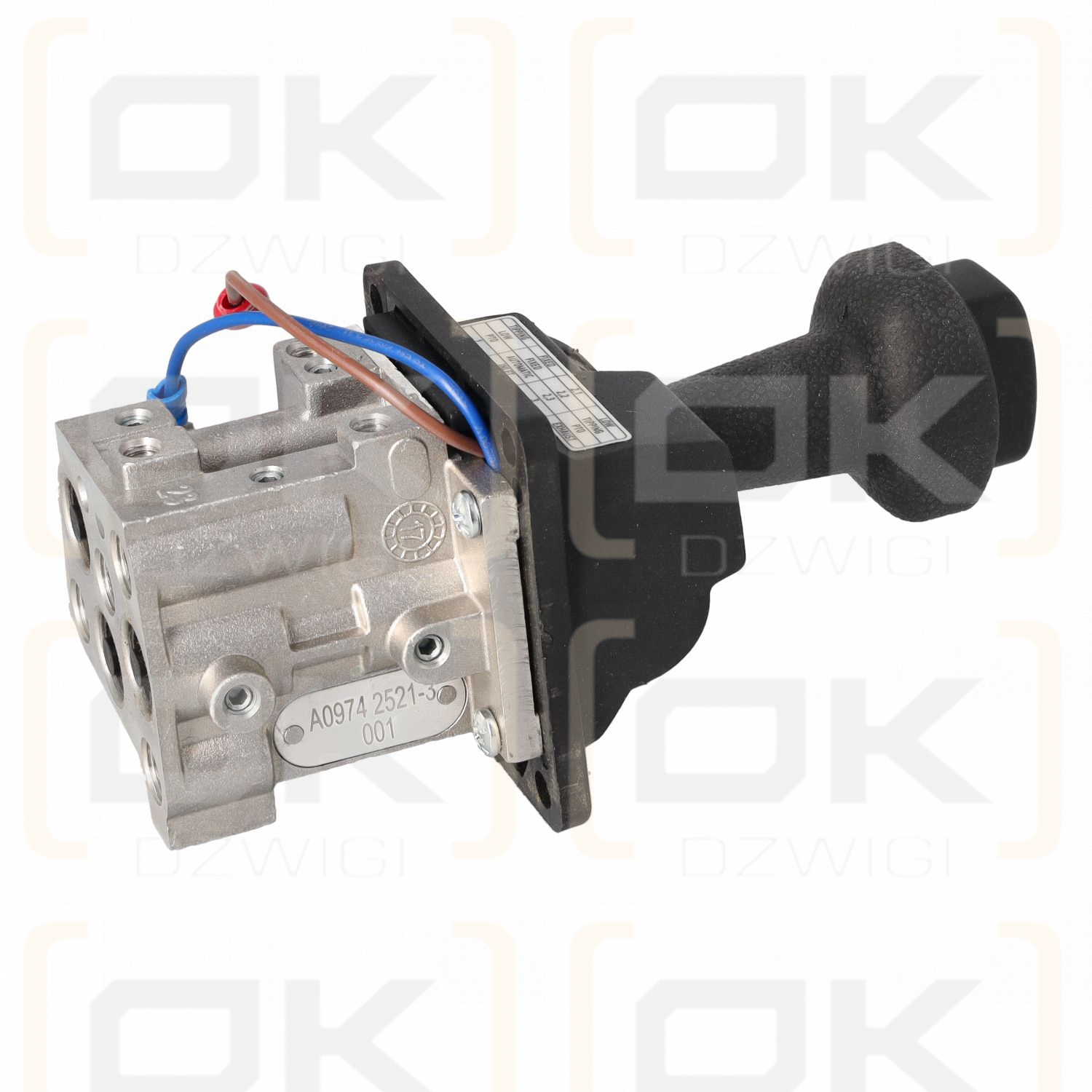 Pneumatic joystick 2-position G1/8'' 10bar, bottom connections