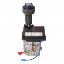 Pneumatic joystick 3-position G1/8'' 10bar, bottom connections