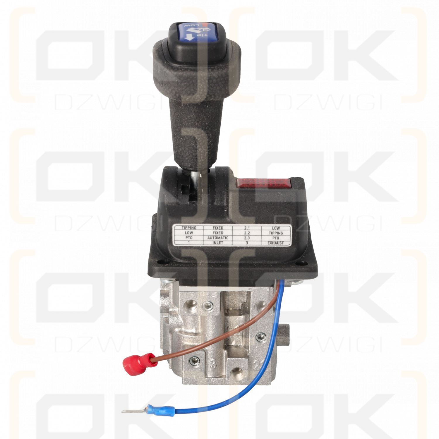 Pneumatic joystick 3-position G1/8'' 10bar, bottom connections