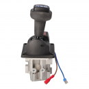 Pneumatic joystick 3-position G1/8'' 10bar, bottom connections