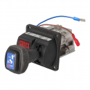 Pneumatic joystick 3-position G1/8'' 10bar, bottom connections