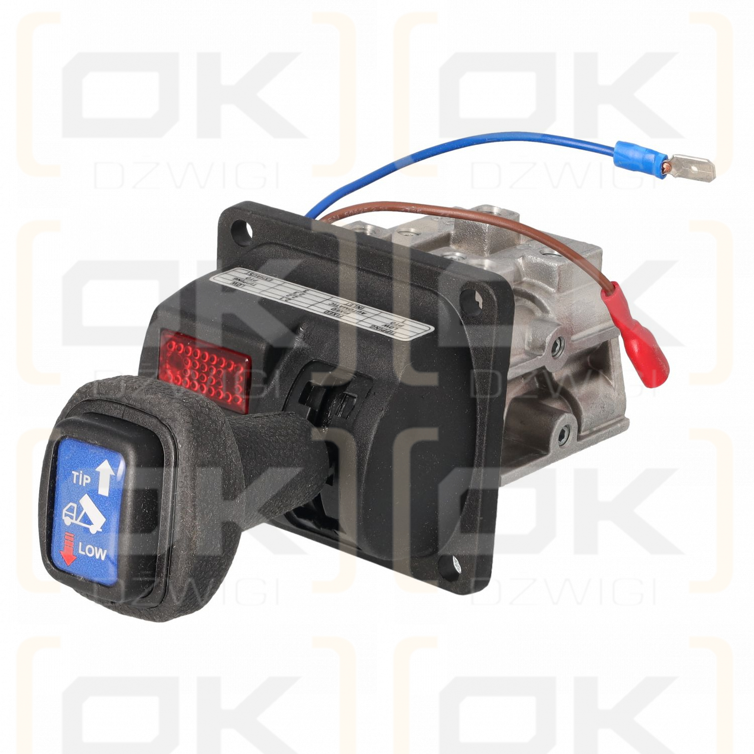Pneumatic joystick 3-position G1/8'' 10bar, bottom connections