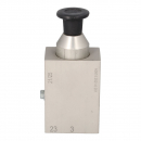 Pneumatic joystick (mushroom) engaging PTO G1/8" lower connection