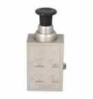 Pneumatic joystick (mushroom) for hydraulic sideboards, tippers G1/8'' lower connections