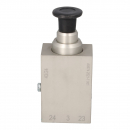 Pneumatic joystick (mushroom) for hydraulic sideboards, tippers G1/8'' lower connections