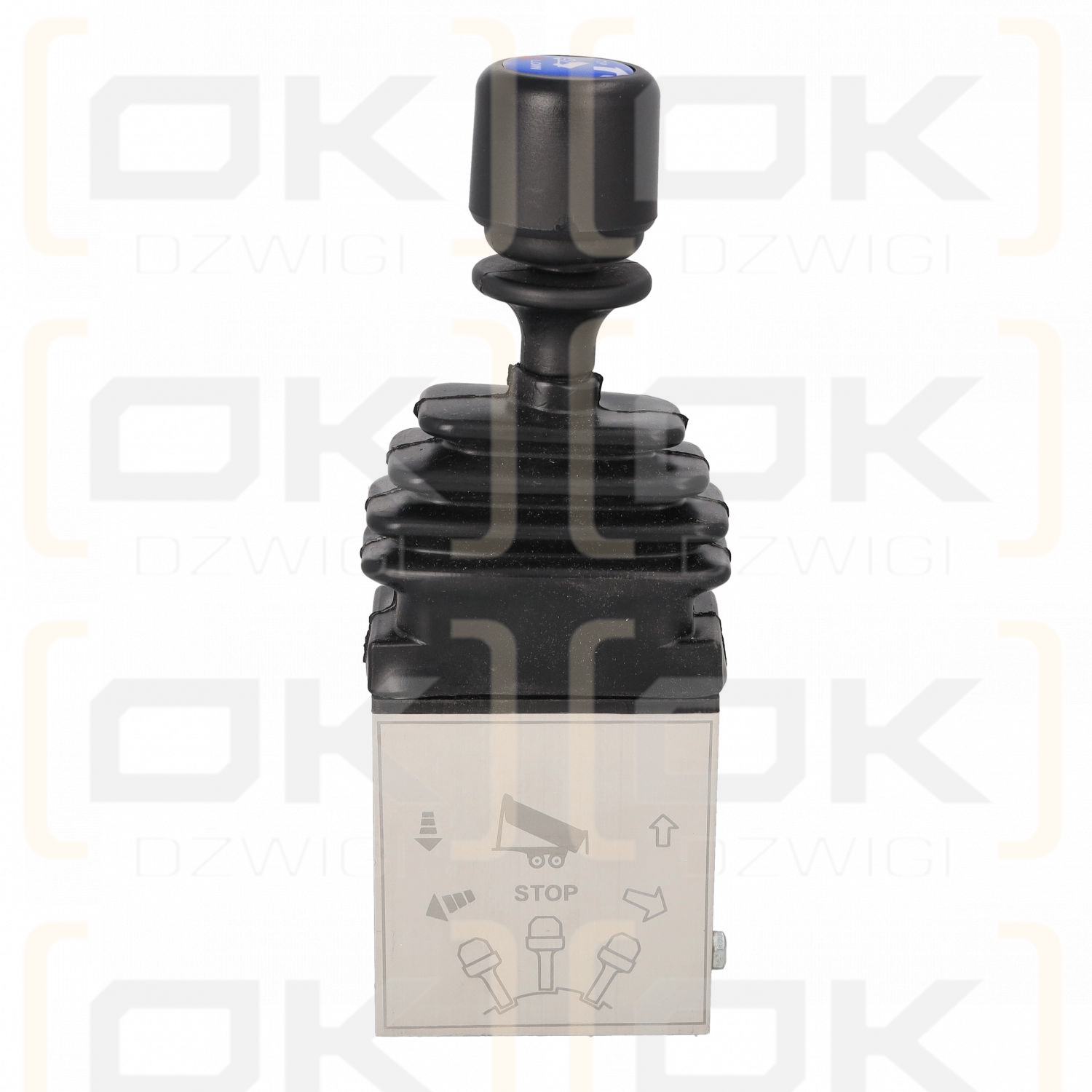 Pneumatic joystick for hooklift, skip loader, tipper BI G1/8" lower connections