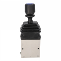 Pneumatic joystick for hooklift, skip loader, tipper BI G1/8" lower connections