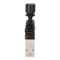 Pneumatic joystick for hooklift, skip loader, tipper BI G1/8" lower connections