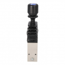 Pneumatic joystick for hooklift, skip loader, tipper BI G1/8" lower connections