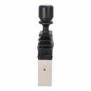 Pneumatic joystick for hooklift, skip loader, tipper BI G1/8" lower connections