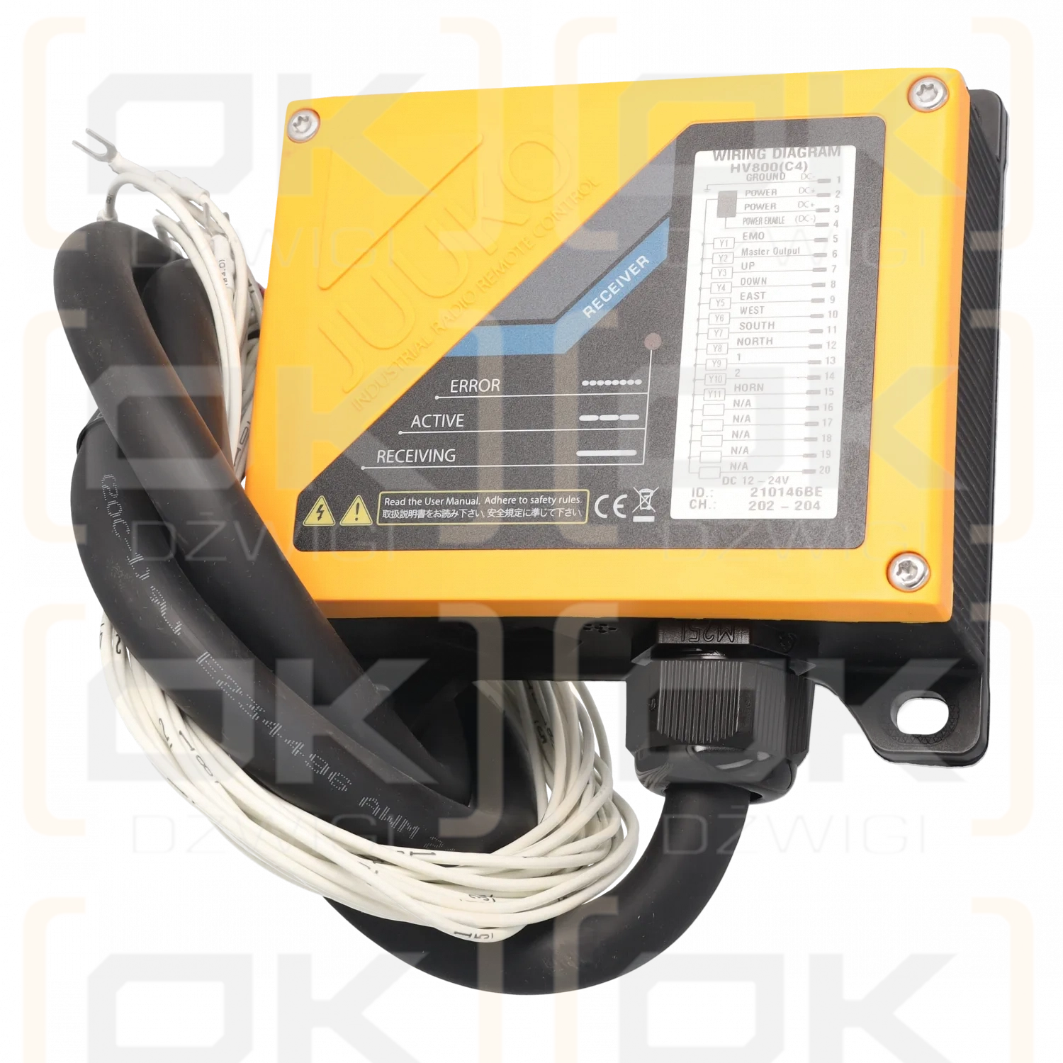 Jukko HV-K800 8-канальный радиоуправление 12-24 В