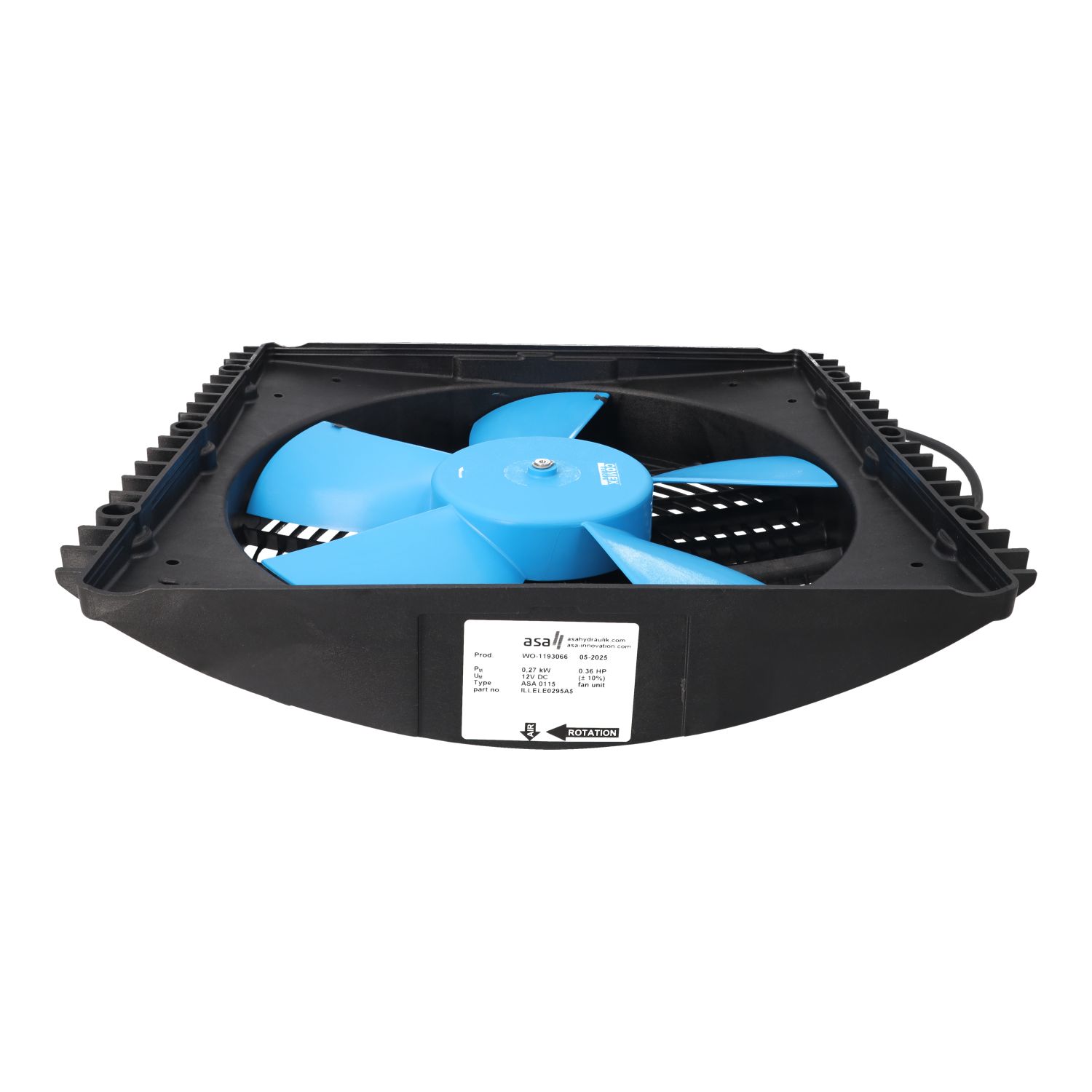 Radiator fan TT 11, ASA 0257 HP, ASA 0367 12V DC ILLELE0295A5